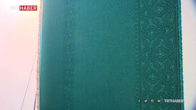 Ayasofya Camii'nin halısı Manisa Demirci'de şekil alıyor